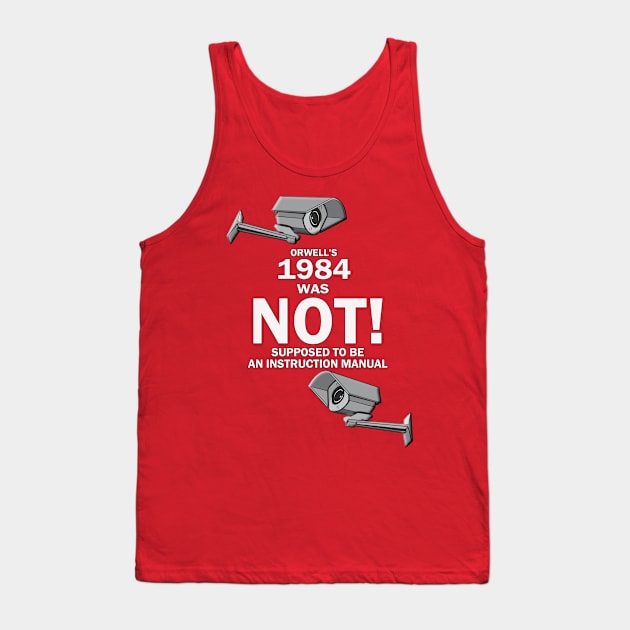 Orwell's 1984 Tank Top by AdeGee